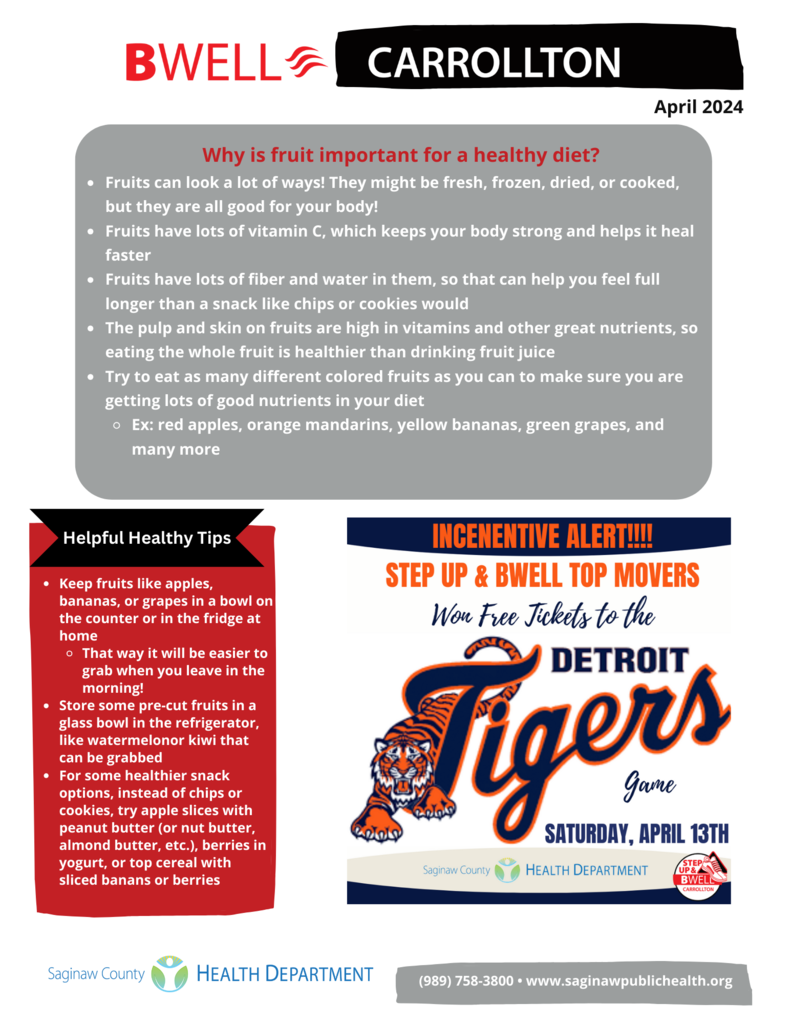 April BWell newsletter