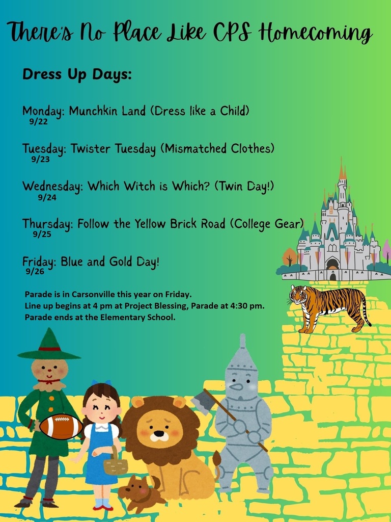 Fall HoCo '25 Dress Up Days