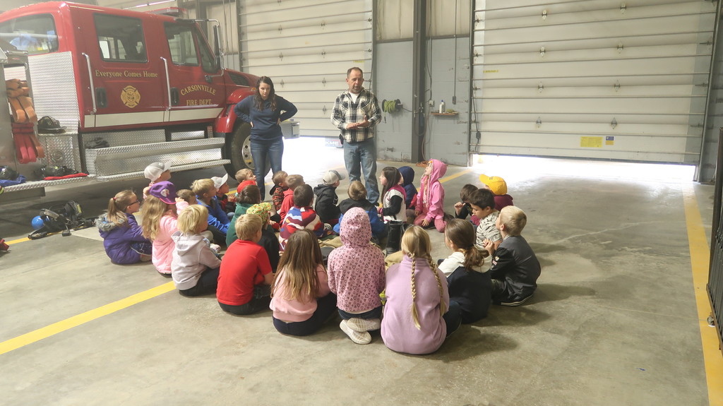 2nd Grade Tigers learning about fire safety!
