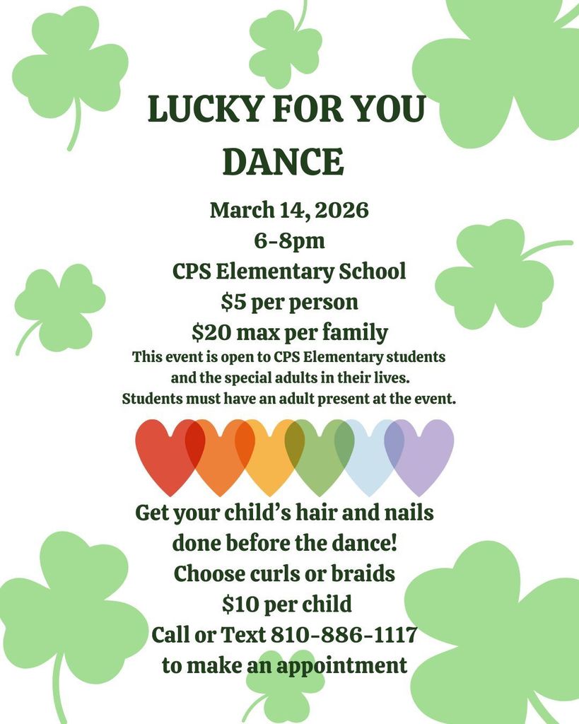 Lucky for you dance flyer