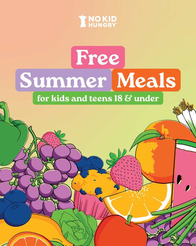 Free Summer Meals for kids and teens 18 & under