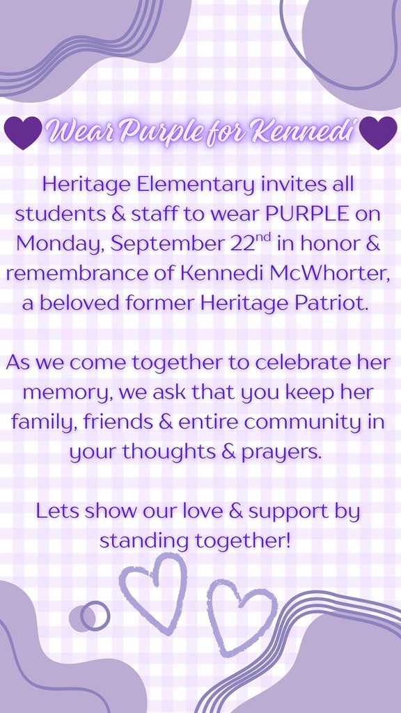 Wear Purple for Kennedi