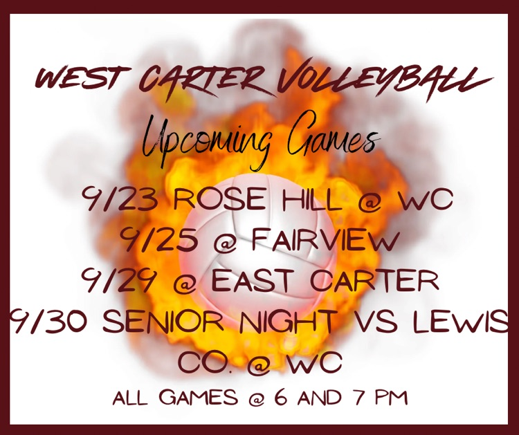 Come out & support WCHS- Volleyball!!!