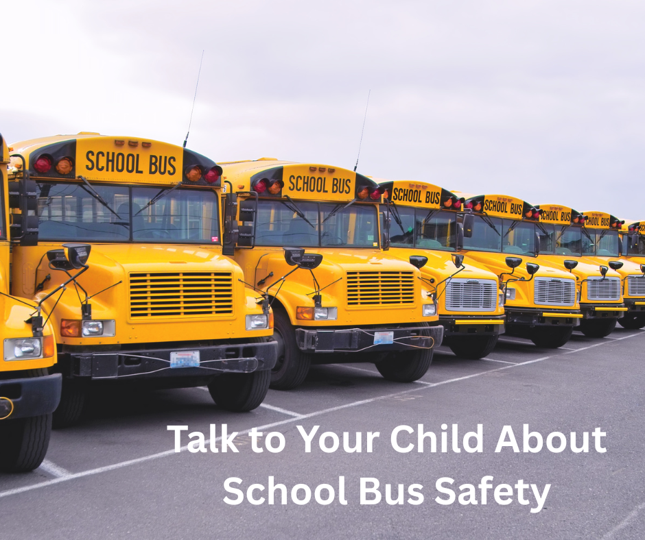 Talk to your child about school bus safety