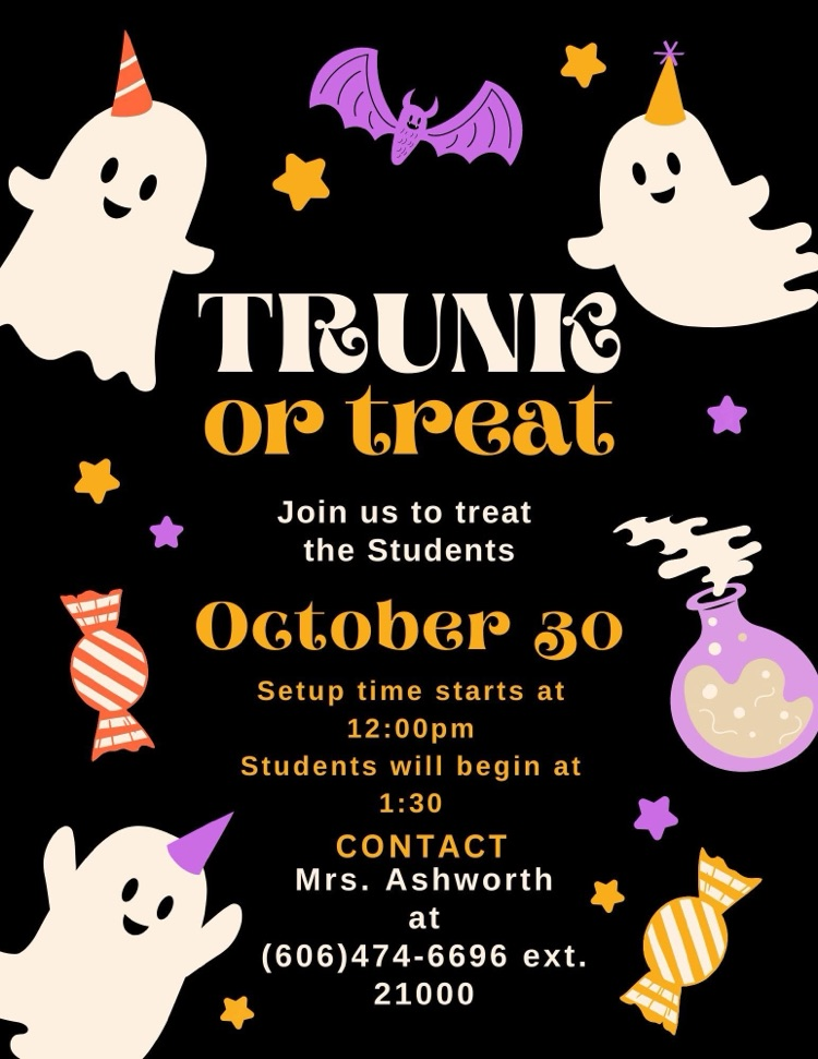 trunk or treat flyer