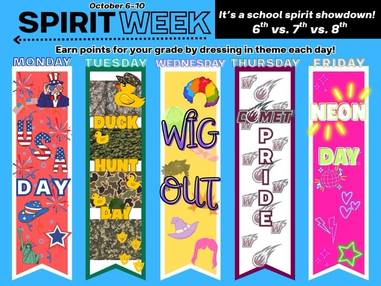 spirit week flyer