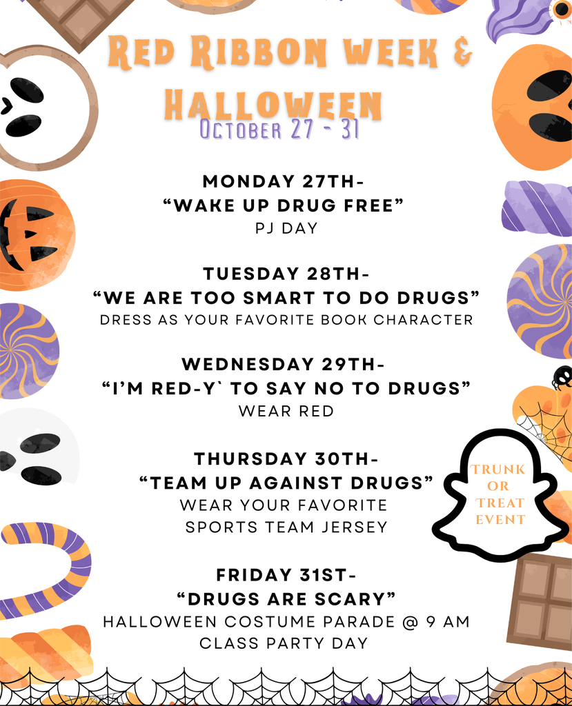 Red Ribbon Week and Halloween