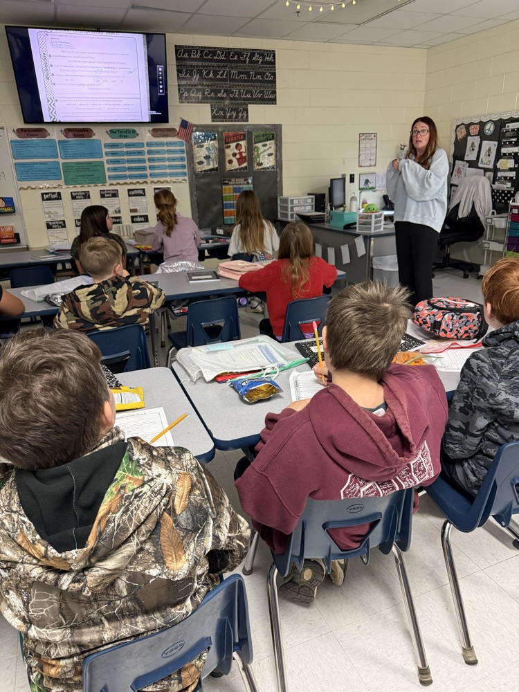 images of students doing work in writing