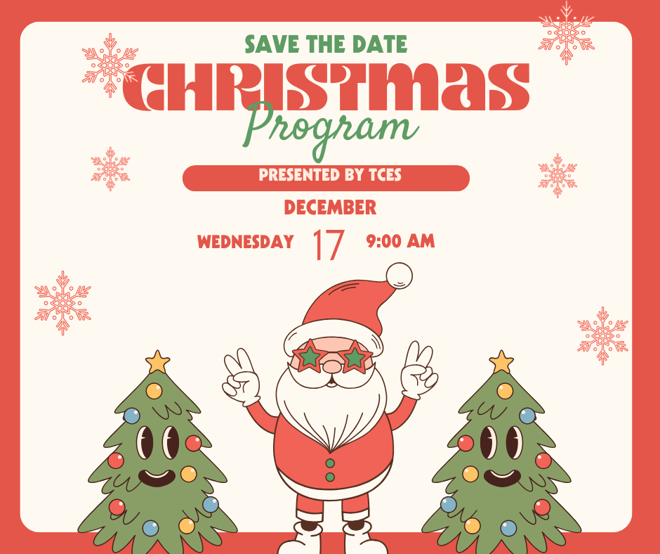 Save the Date Christmas program