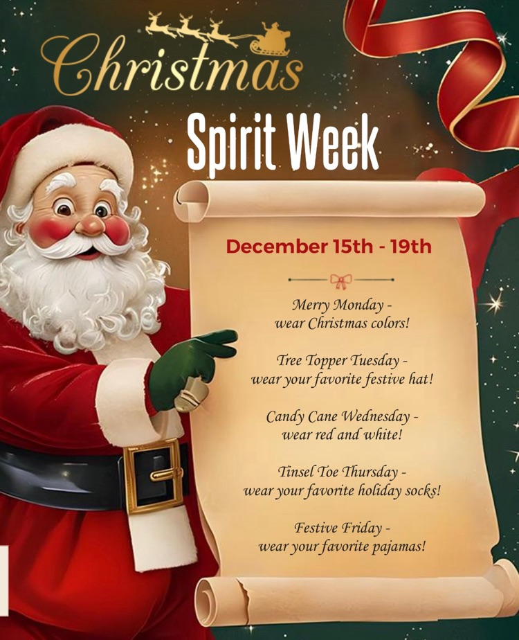 Christmas Spirit Week!