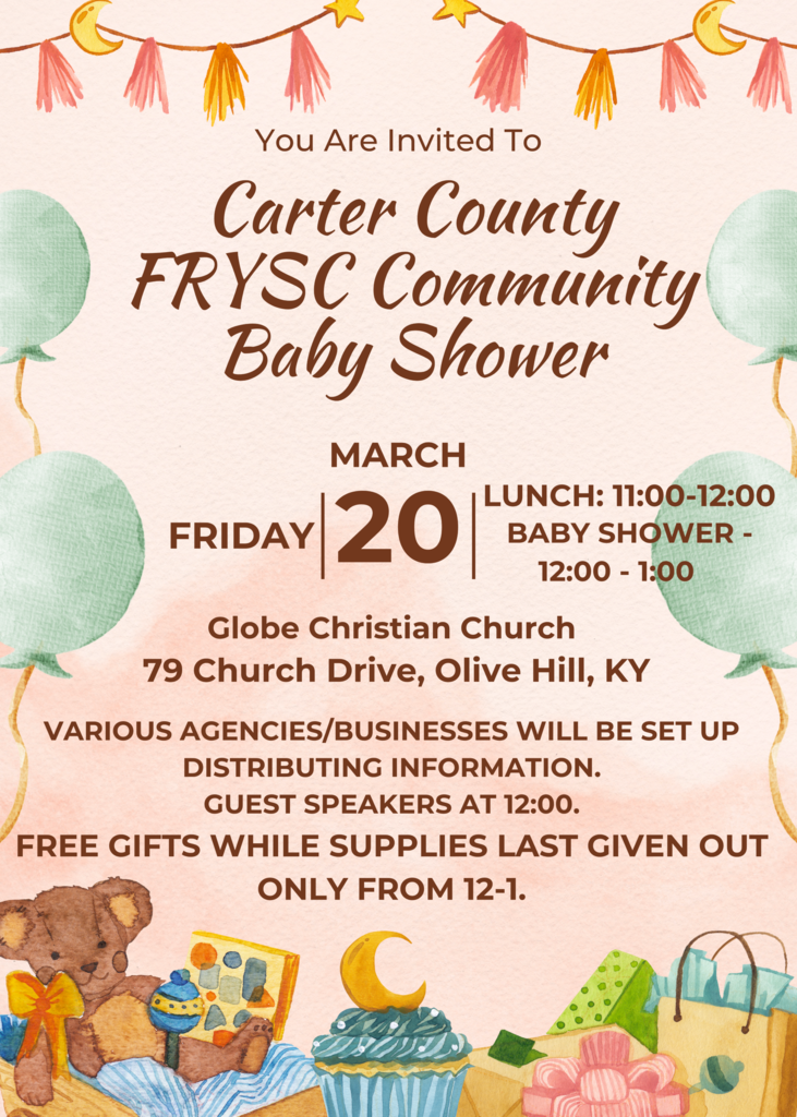 Community Baby Shower- New Location - Globe Christian Church