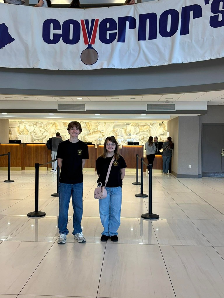 Eli Harper and Bella Elliott of ECHS