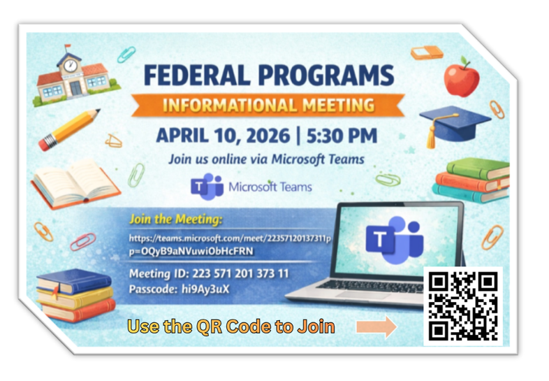 Federal Programs Informational Meeting
