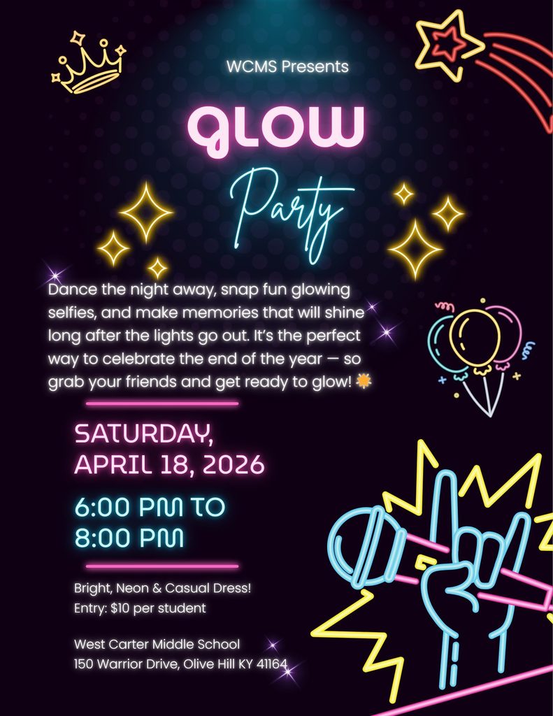 Glow Party at WCMS 41826