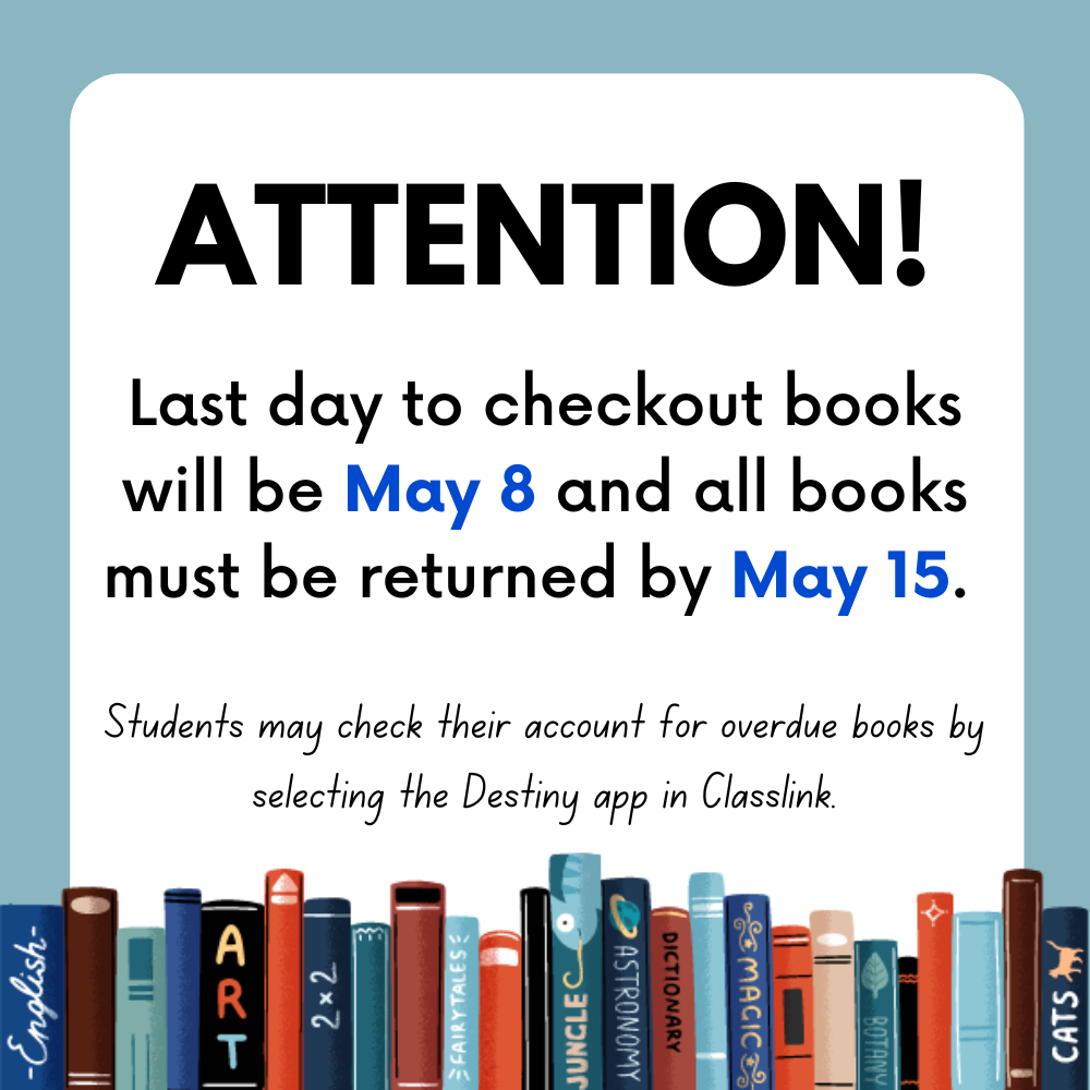 Last day to check out books 