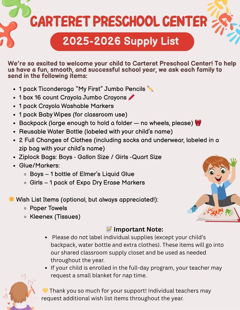 CPC Supply List
