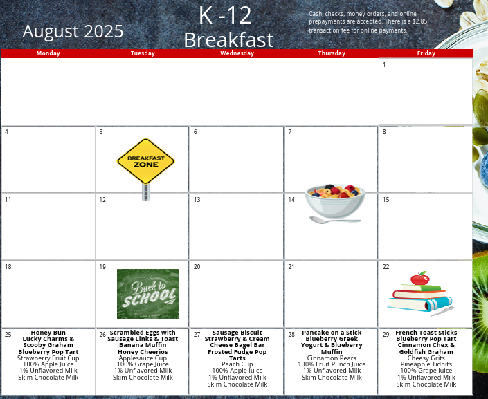 August Breakfast