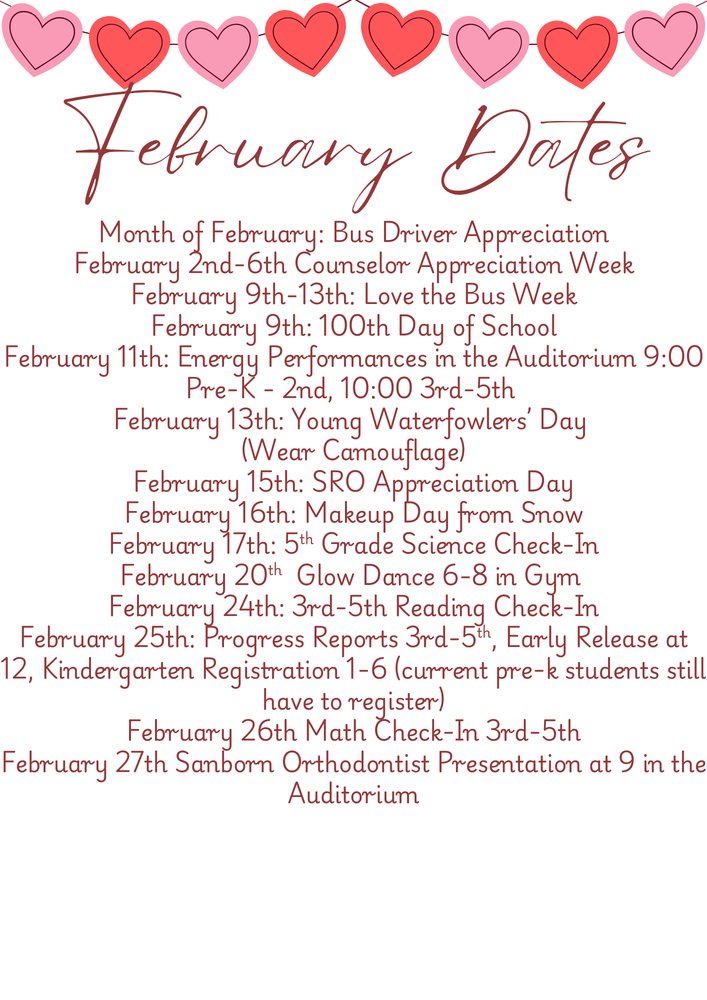 February Dates