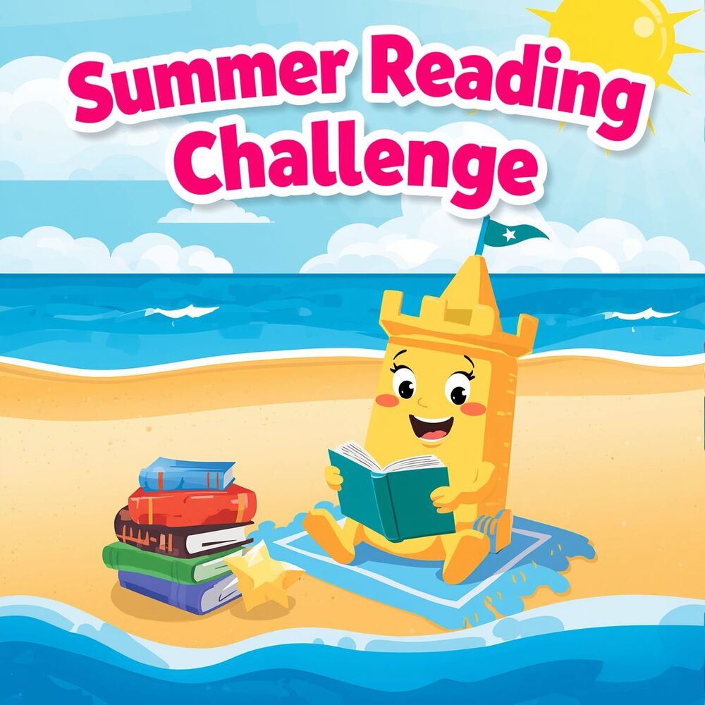 summer reading challenge graphic