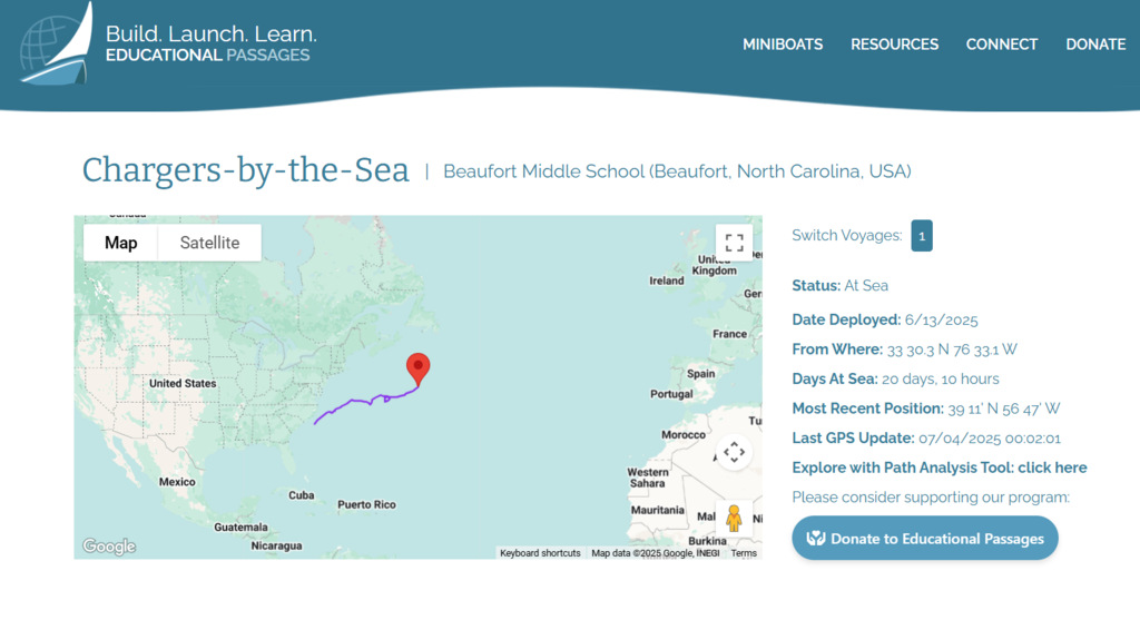 Chargers byt he sea map