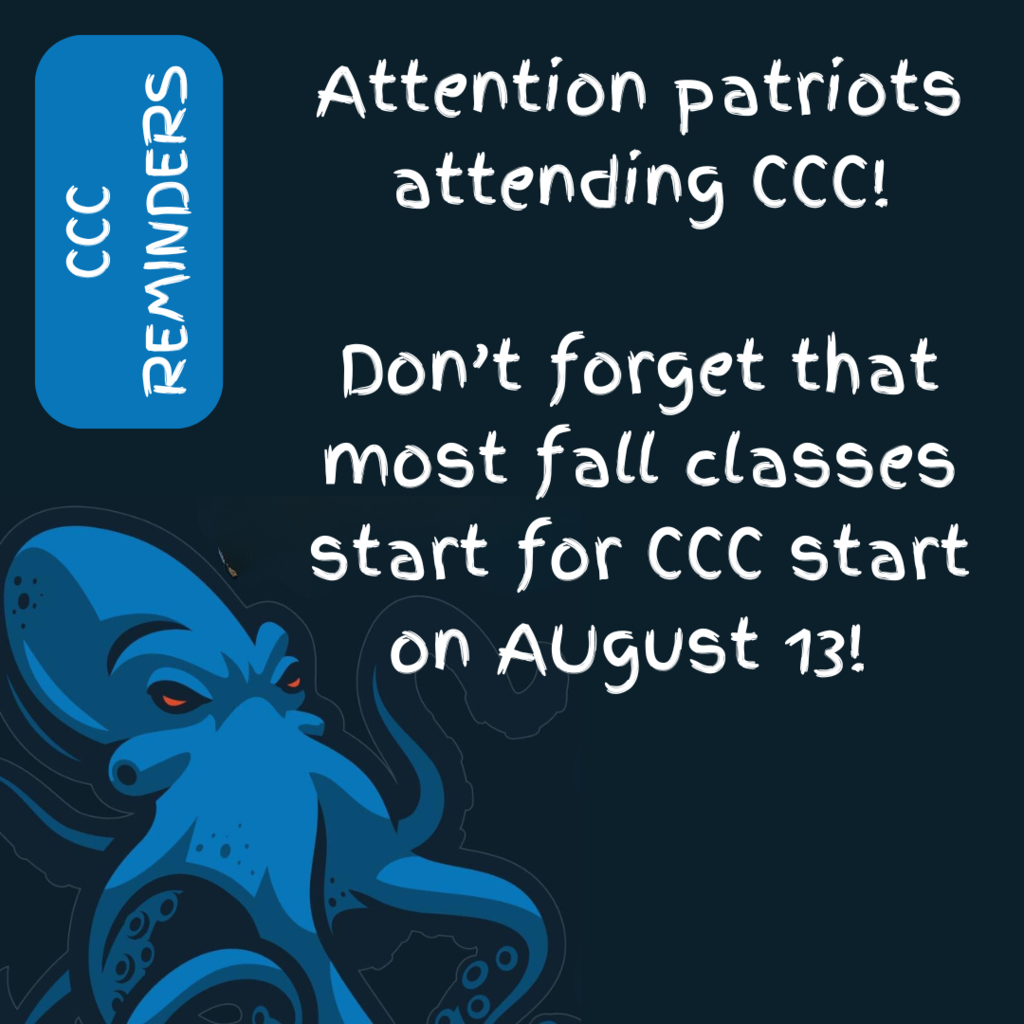 CCC Reminders