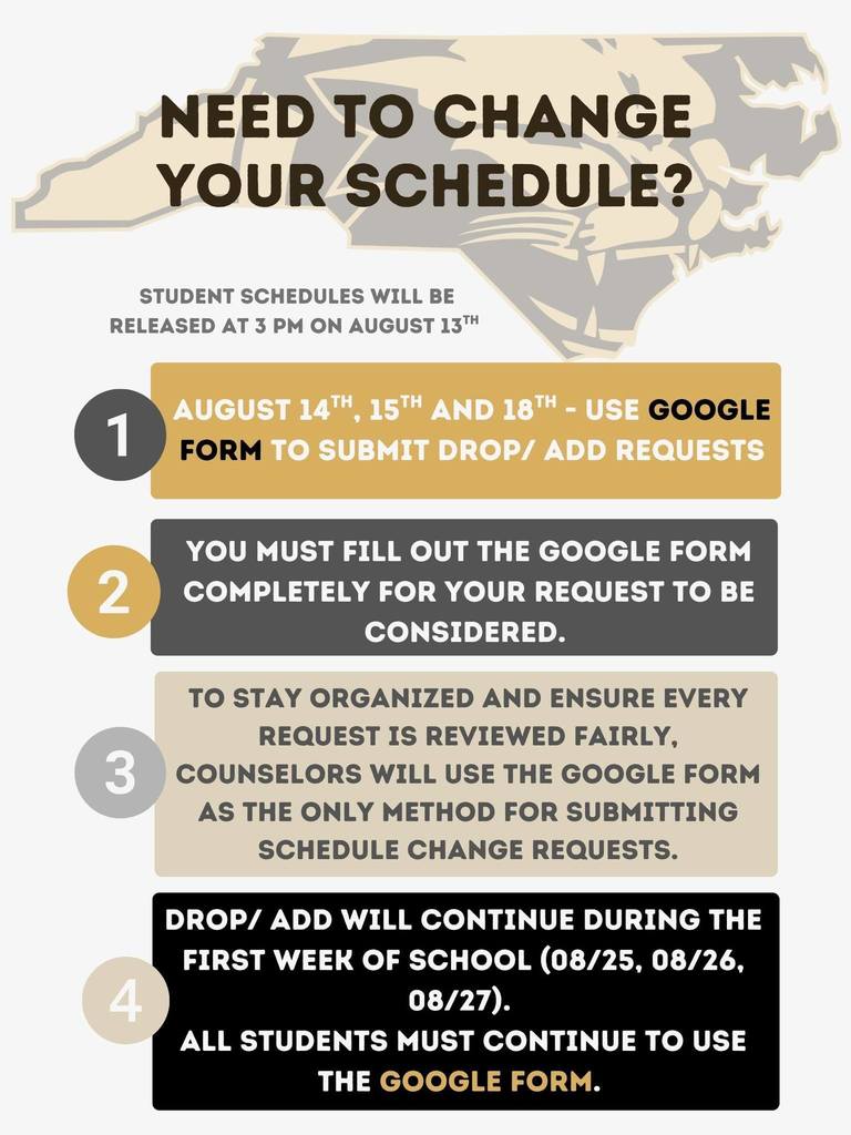 Need to Change Your Schedule?
