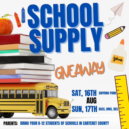 School Supply Giveaway Saturday
