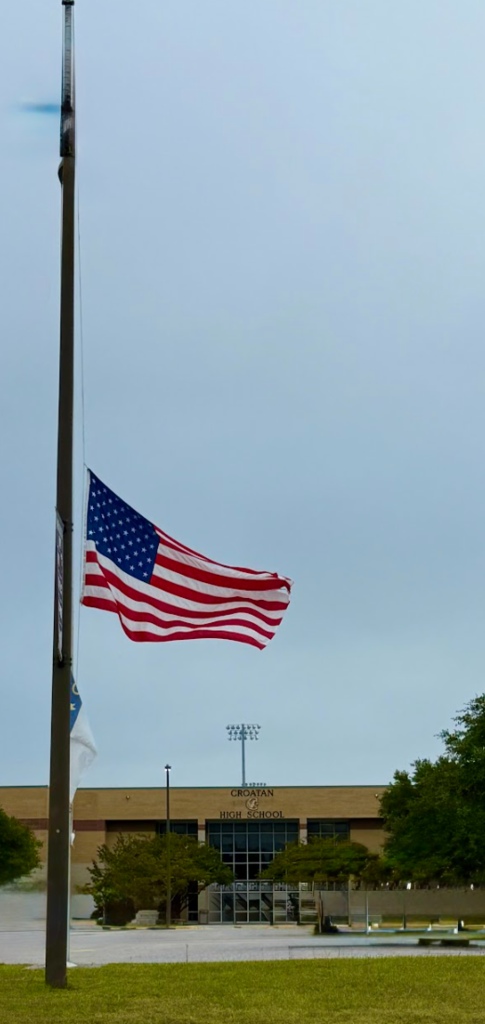 flag half mast
