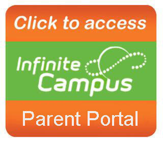 Infinite Campus Parent Portal Image with green background and logo