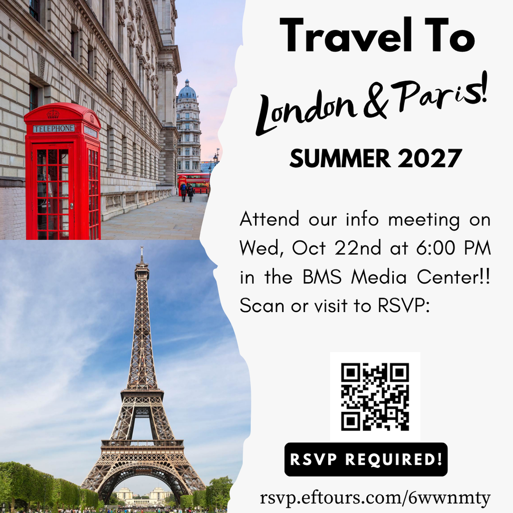 EF Tour Info Flyer Meeting Oct 22nd at 6 pm