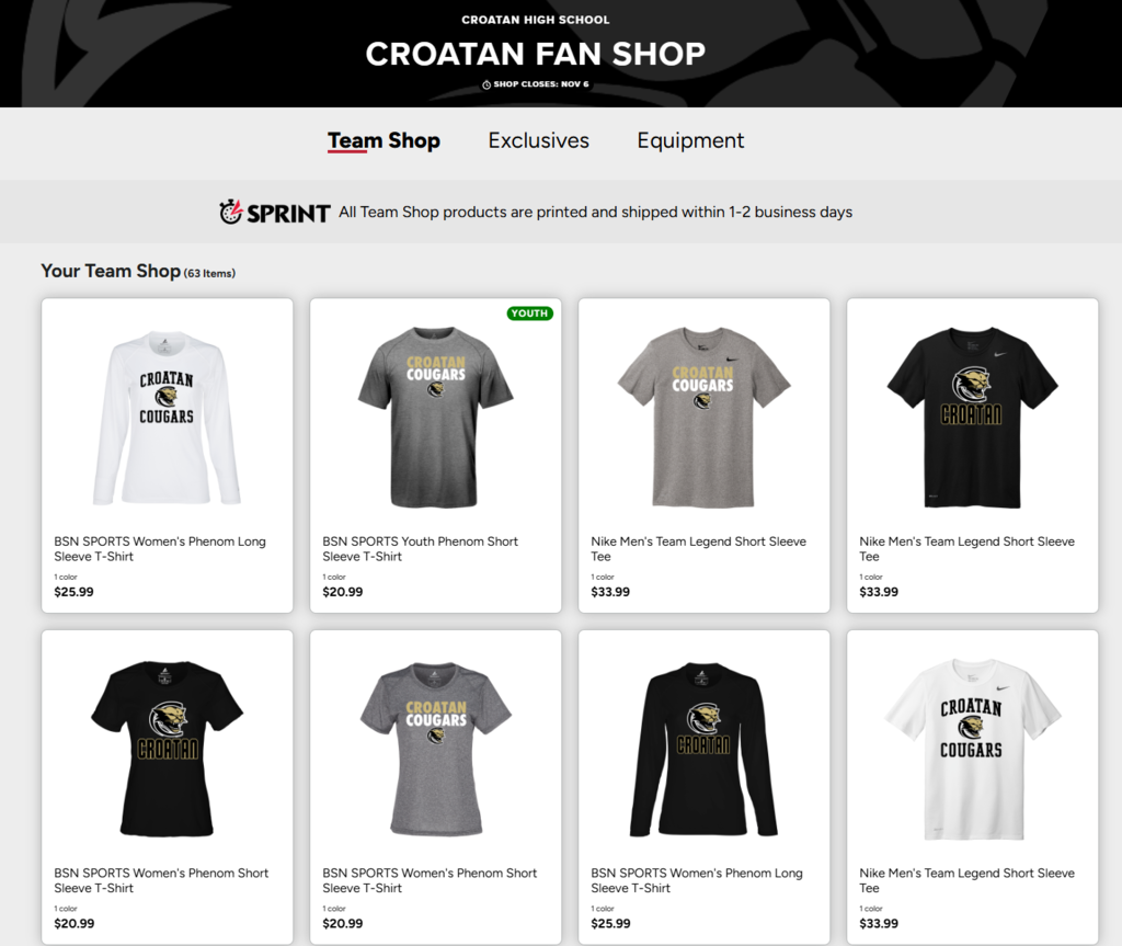 spirit wear