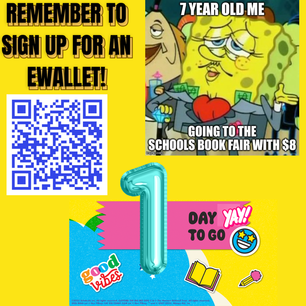 book fair ewallet signup with qr code