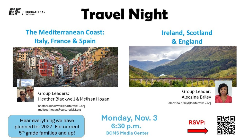 travel night nov 3 630 pm
