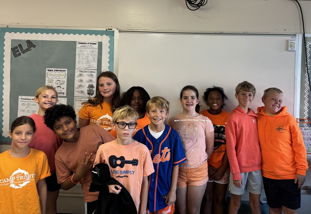 Picture of MCES students wearing orange