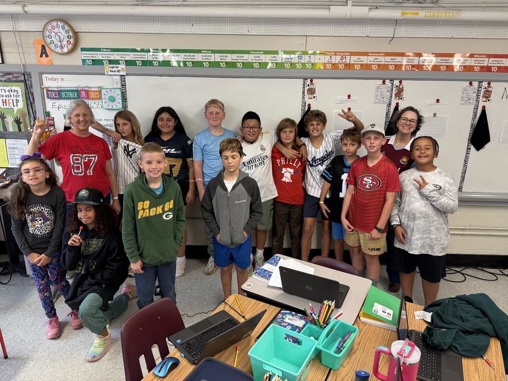 Photographs of students and teachers at MCES wearing sports attire for Red Ribbon Week's Sports Day.