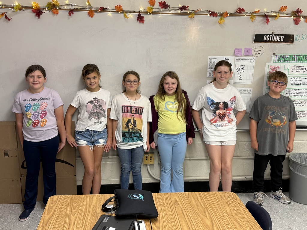 Photos of students and staff of MCES dressed in music attire supporting their favorite bands and musicians for Red Ribbon Week's Music Day