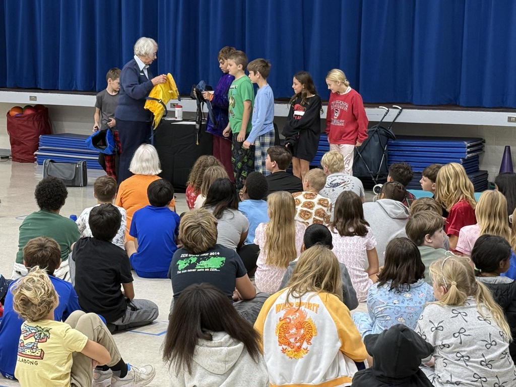 MCES students participate in the US Coast Guard Auxiliary presentation on Boat and Water Safety
