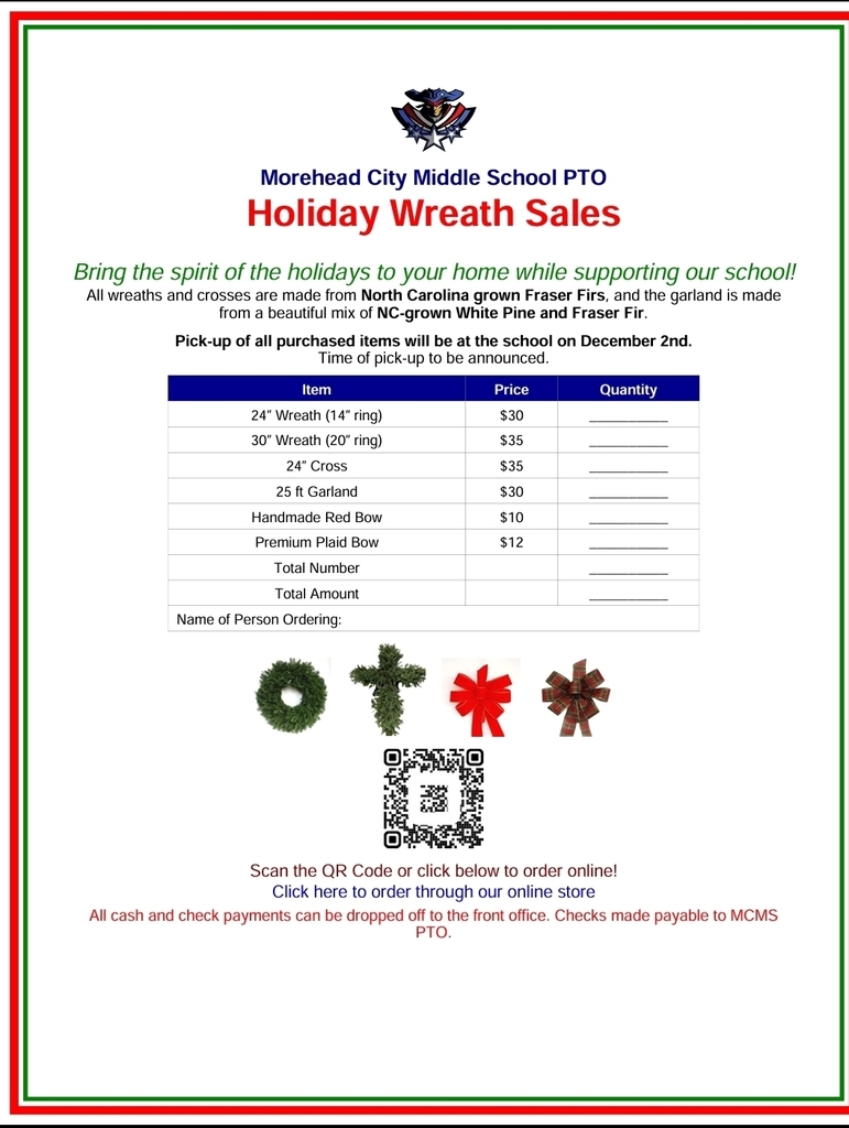 PTO Wreath Order Form