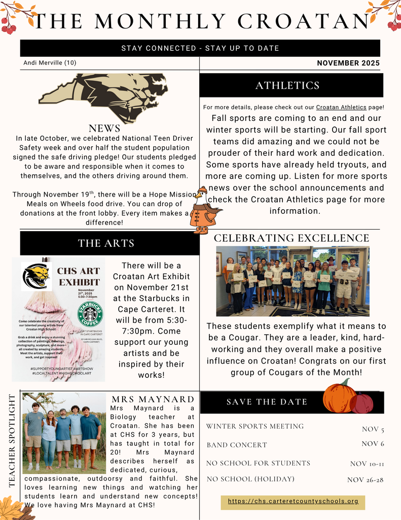 monthly croatan