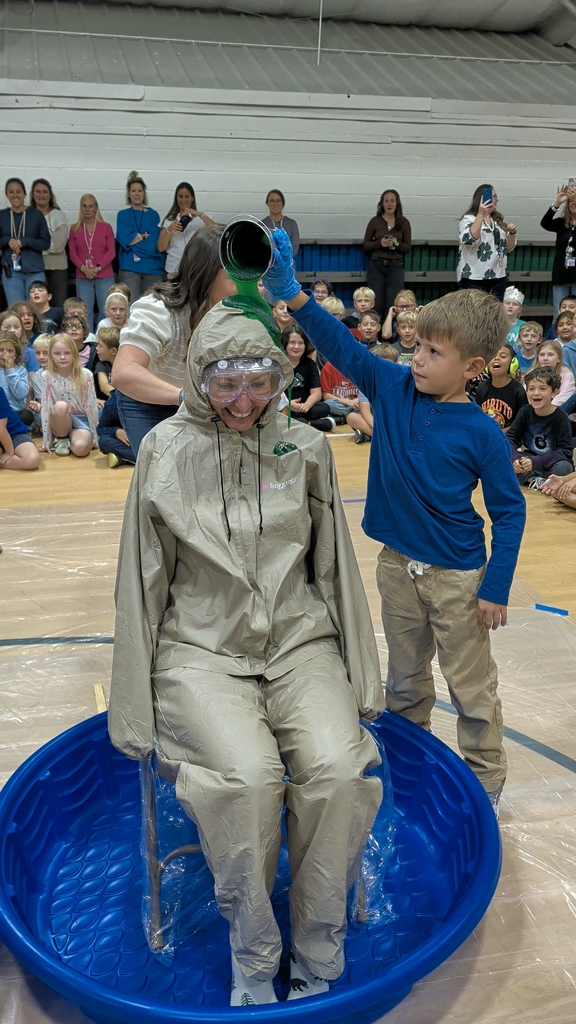 Dr. Howard getting slimed!