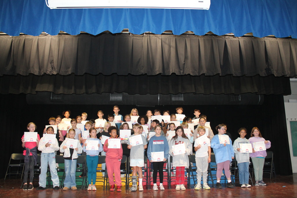 1st Quarter Awards- 4th Grade Principal's List