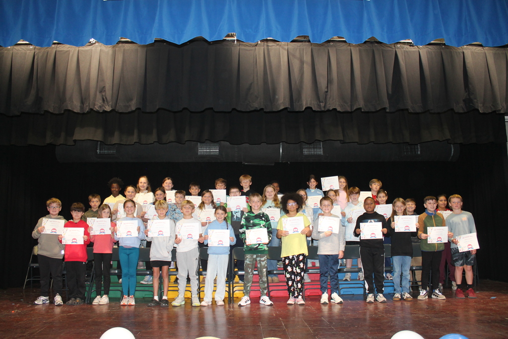 1st Quarter Awards- 4th Grader Honor Roll