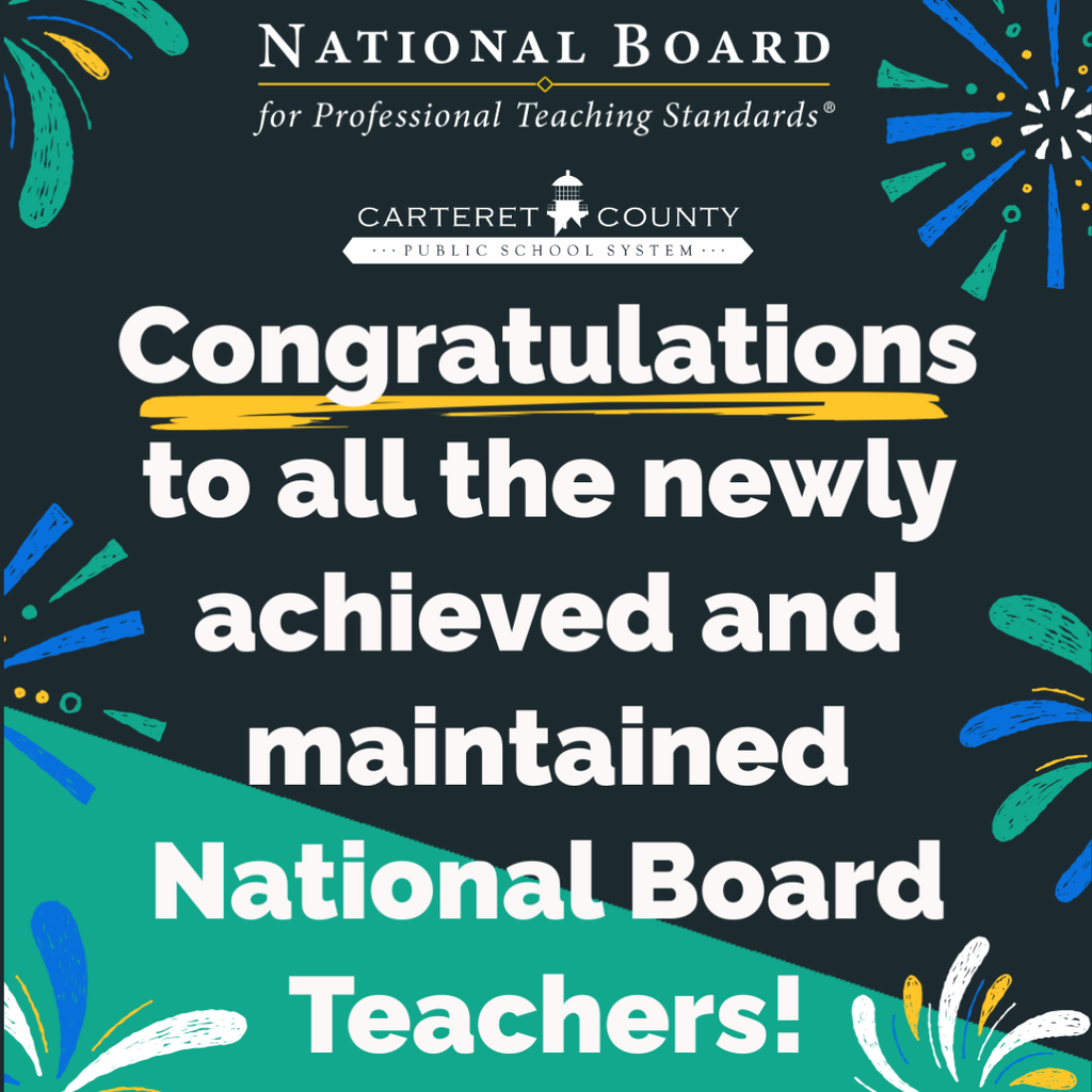 National Board Certification Announcement