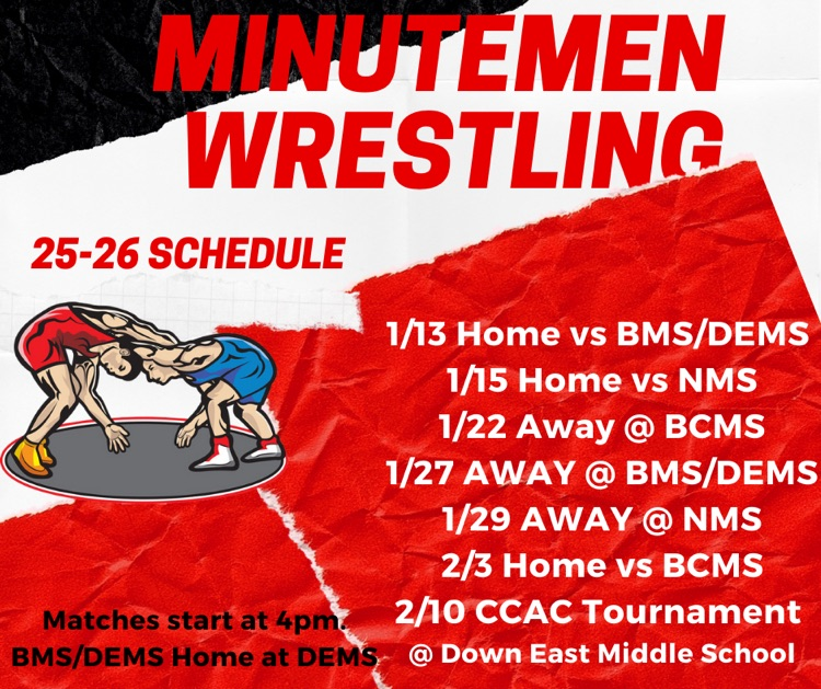 wrestling schedule