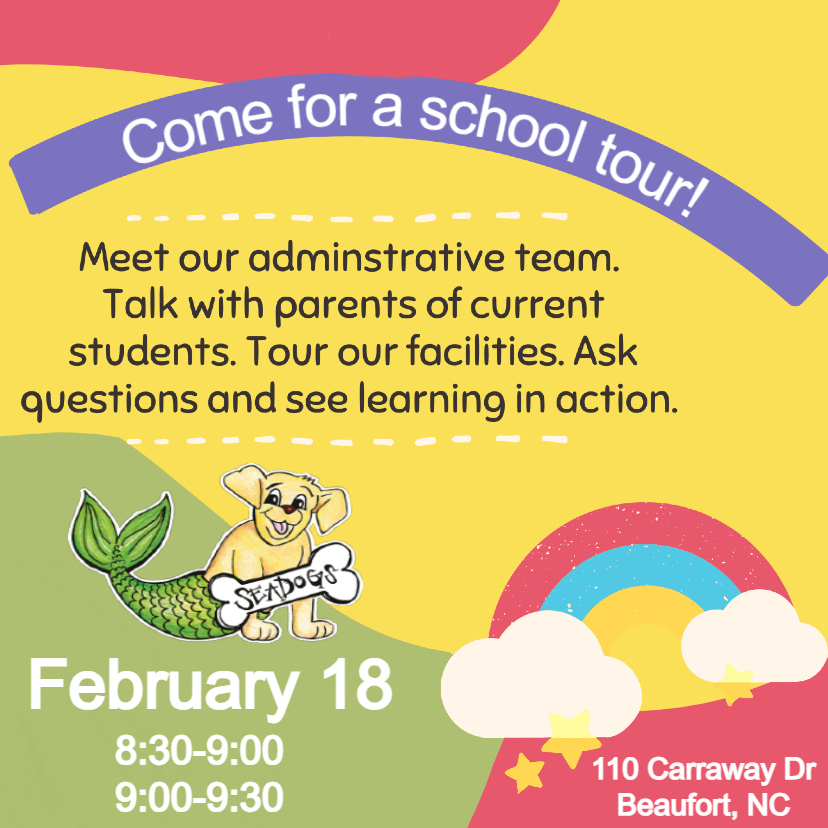 New Family Tours at BES on February 18. Meet our administrative team and talk with parents of current students. 