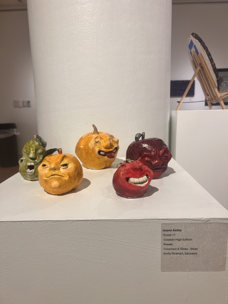 Art Scholastic Show with students and teachers