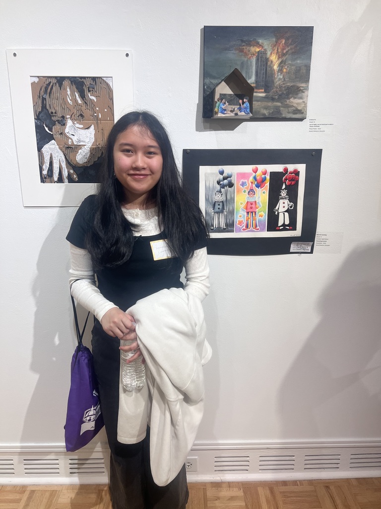 Art Scholastic Show with students and teachers
