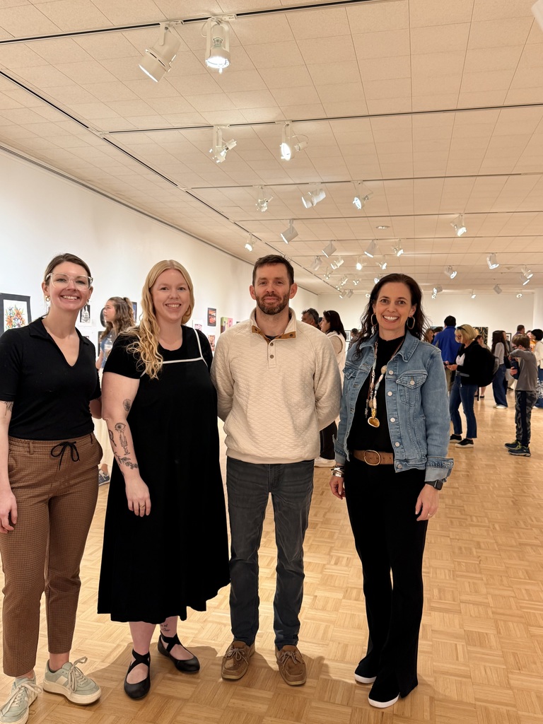 Art Scholastic Show with students and teachers