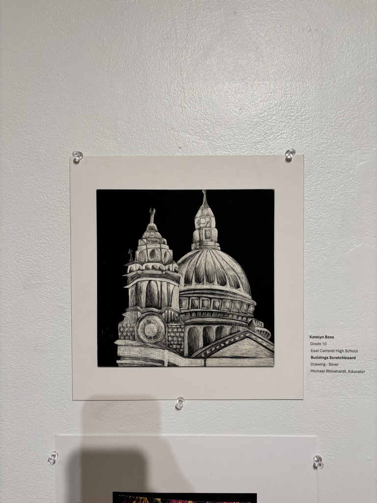 Art Scholastic Show with students and teachers