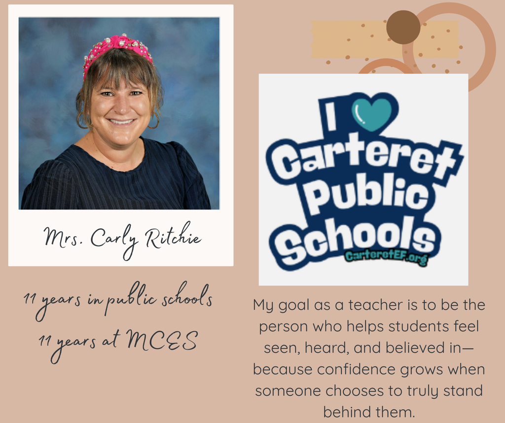 Infographic celebrating Mrs. Carly Ritchie  and her 11 years in education